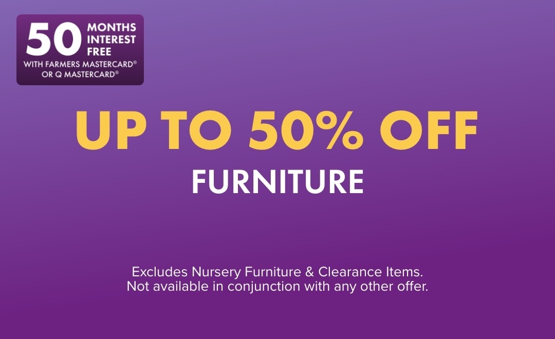UP TO 50% OFF Furniture