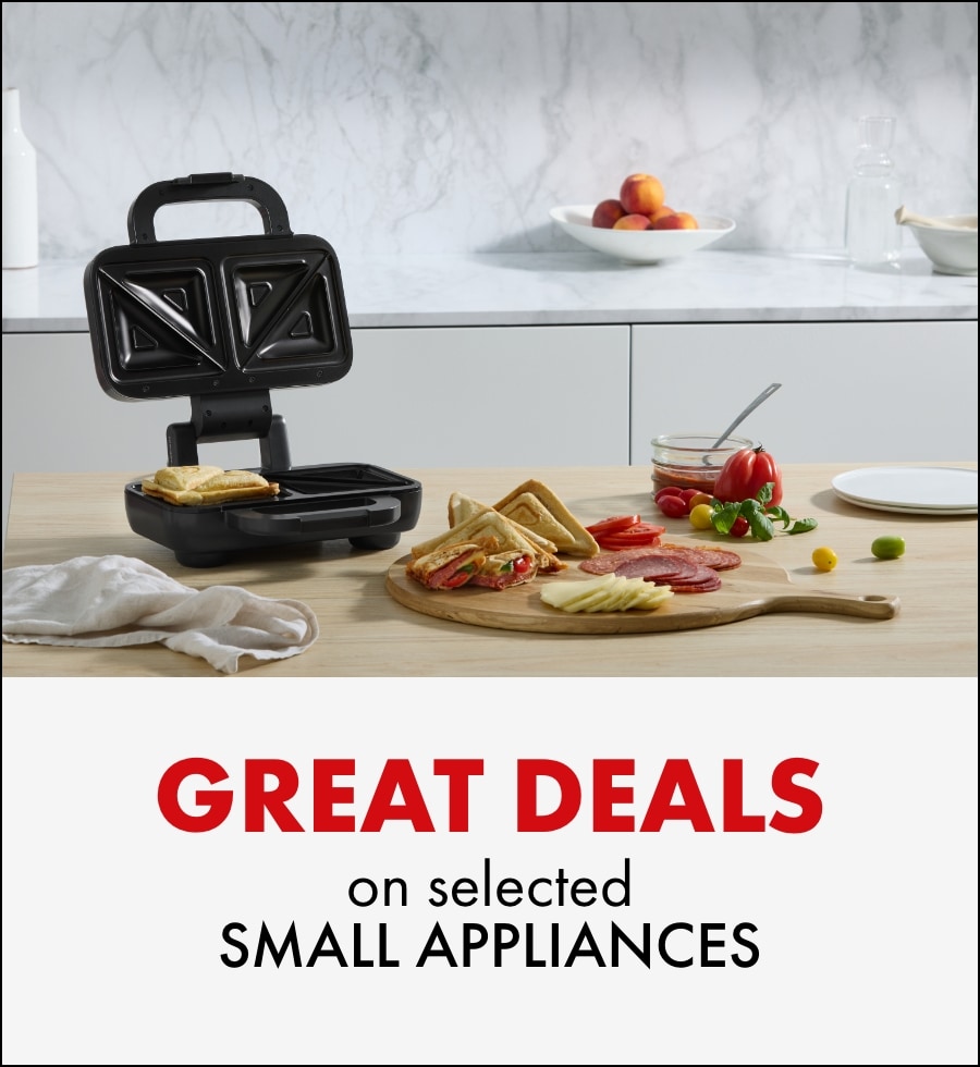 Great deals on selected small appliances