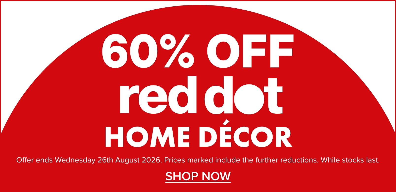 60% OFF Red Dot Home Décor