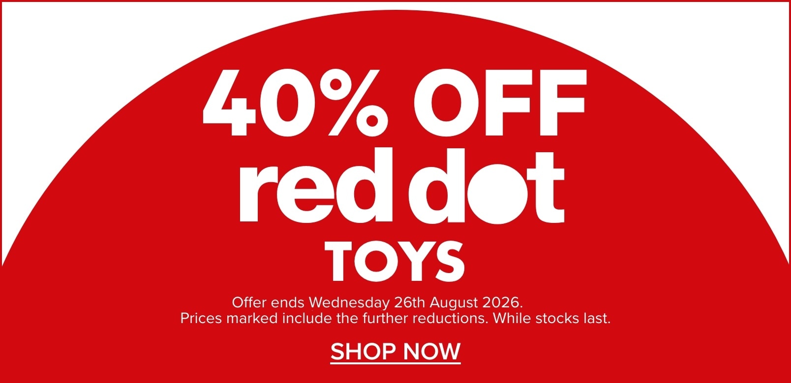 40% OFF Red Dot Toys