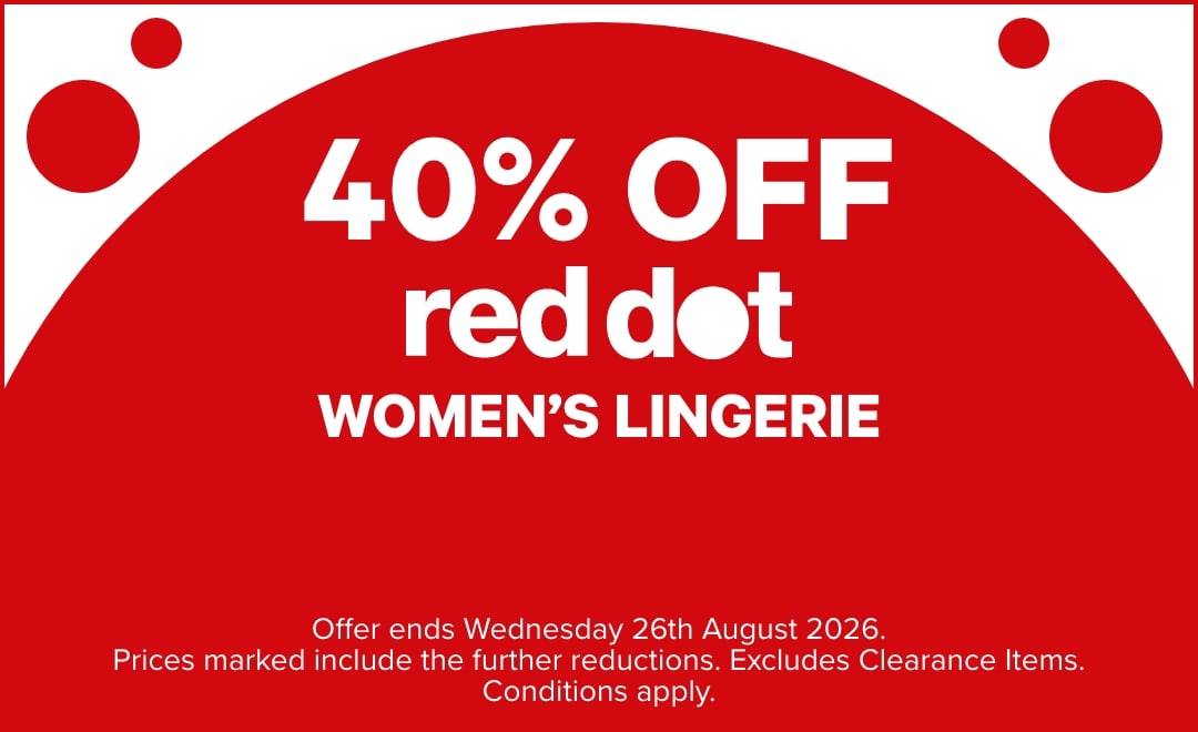 40% OFF Red Dot Lingerie