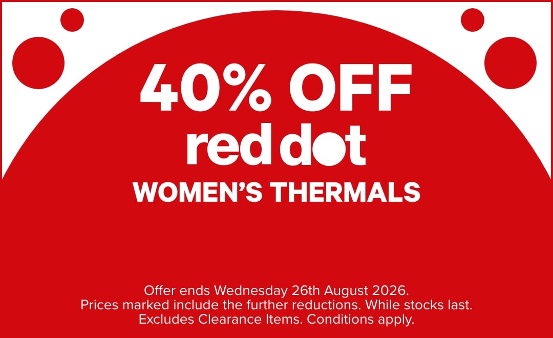 40% OFF Womens thermal