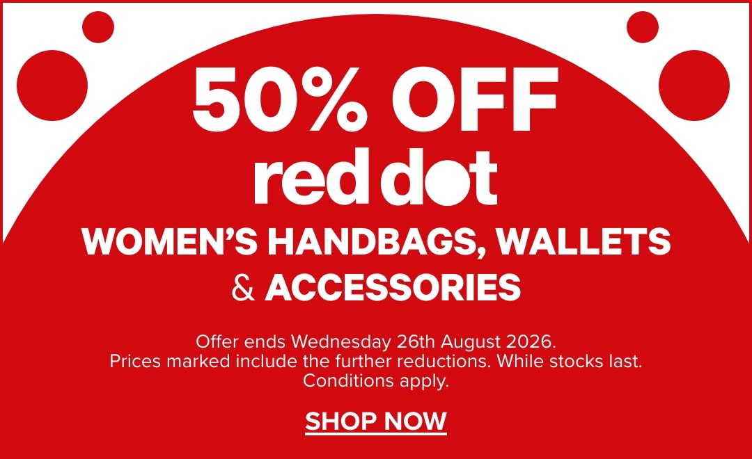 50% OFF Red Dot Women's Handbags, Wallets & Accessories
