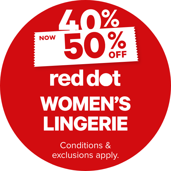 40% OFF Red Dot Women’s Lingerie
