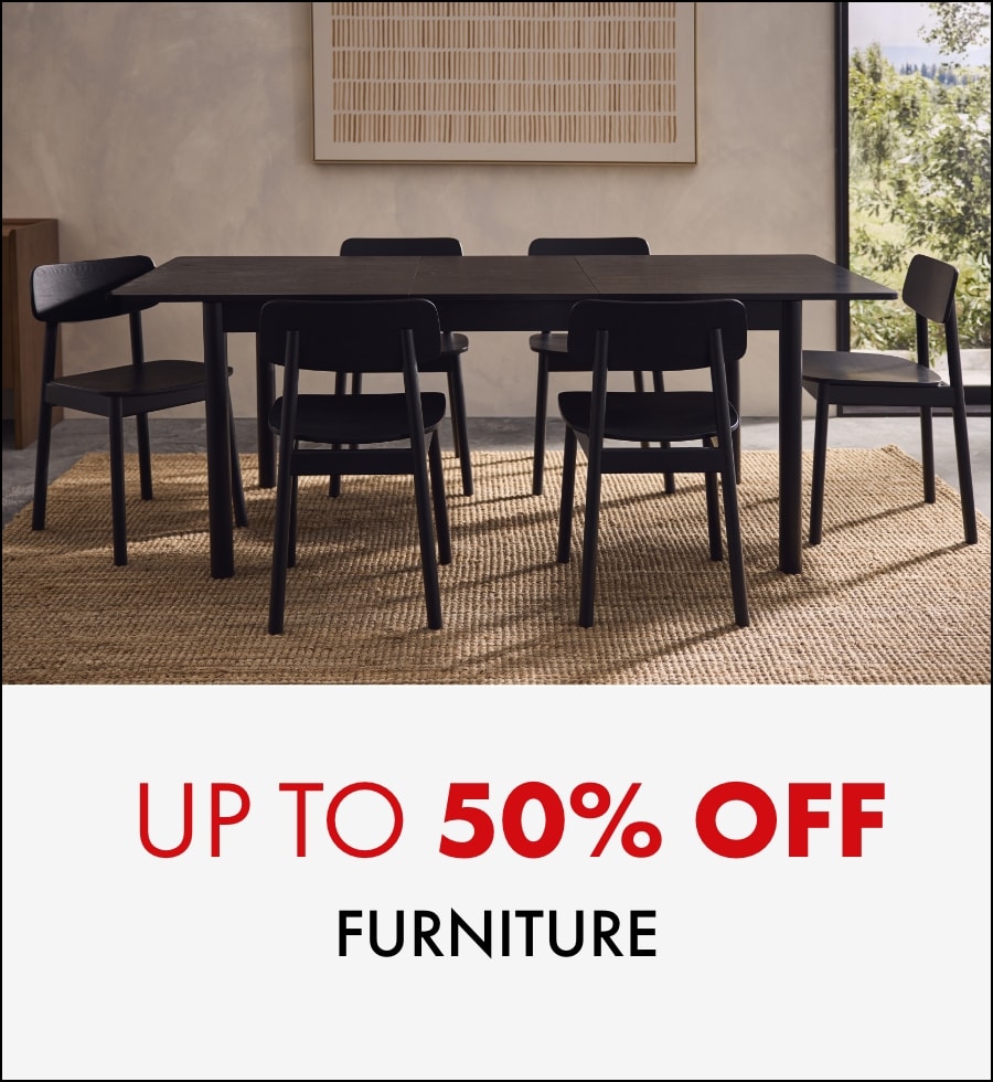Up to 50% off furniture
