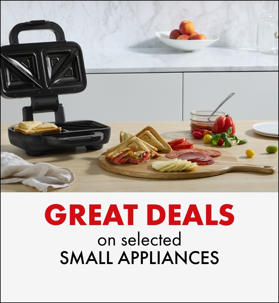 Great deals on selected small appliances