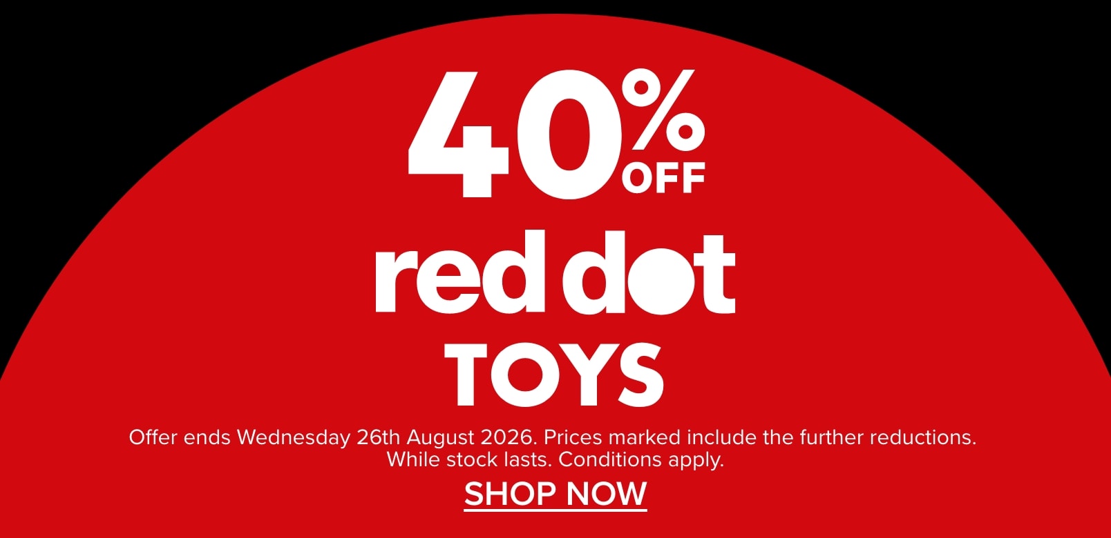 40% OFF Red Dot Toys