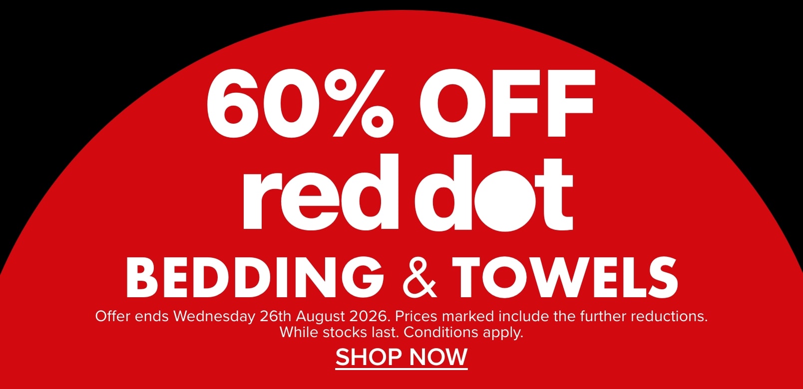 60% OFF Red Dot Bedding & Towels