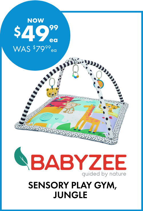NOW $ 49.99ea Sensory Play Gym, Jungle by Babyzee