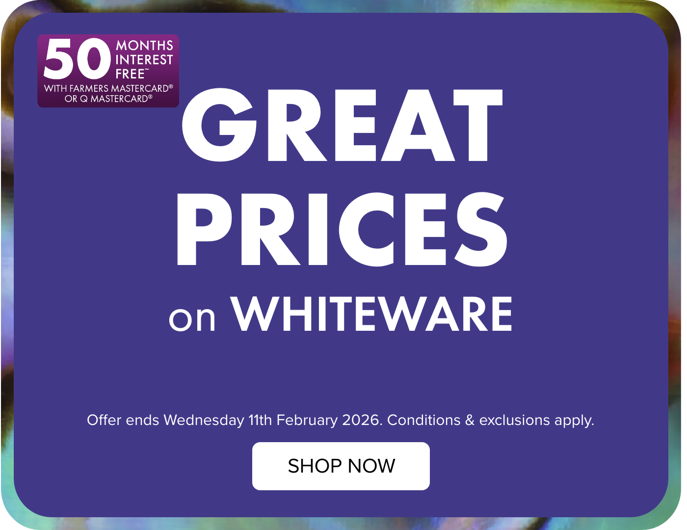 GREAT PRICES on Whiteware