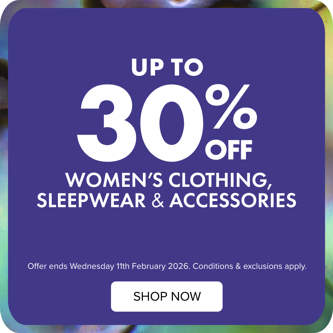 UP TO 30% OFF Women's Clothing, Sleepwear & Accessories