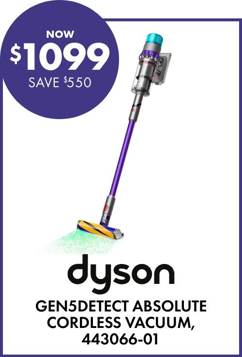 NOW $1099 SAVE $550 Dyson Gen5Detect Absolute Cordless Vacuum, 443066-01