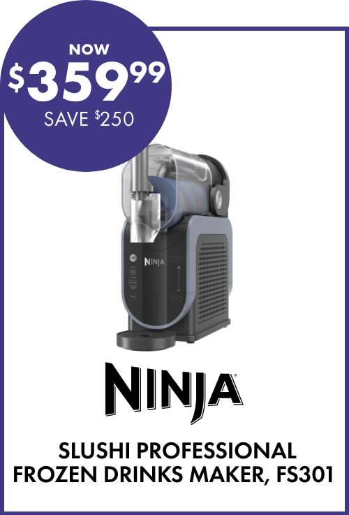 NOW $399.99 SAVE $200 Ninja Slushi Professional Frozen Drinks Maker, FS301