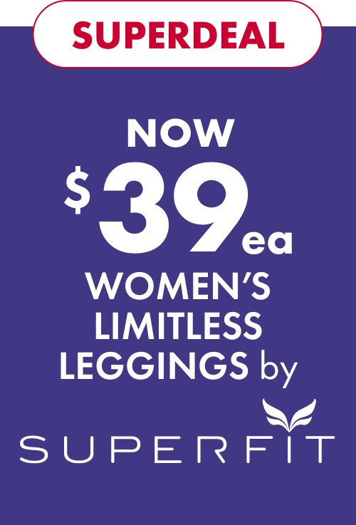 Superdeal Now $39ea Women's Limitless Leggings by Superfit