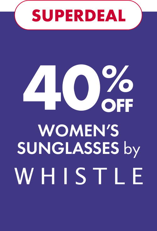 Superdeal 40% OFF Women’s Sunglasses by Whistle
