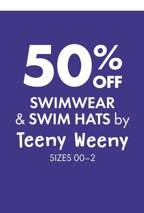 50% OFF Swimwear & Swim Hats by Teeny Weeny