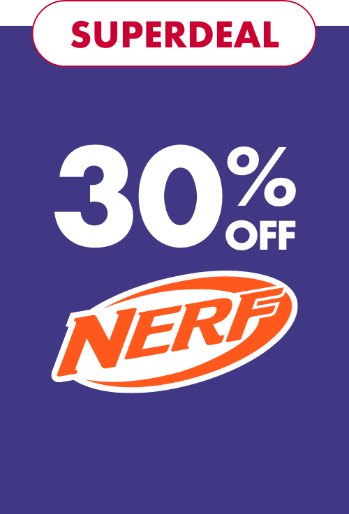 SUPERDEAL 30% OFF Nerf