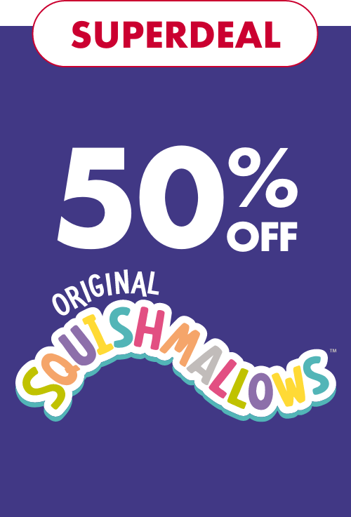 SUPERDEAL 50% OFF Squishmallows