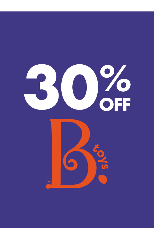 30% OFF B. Toys