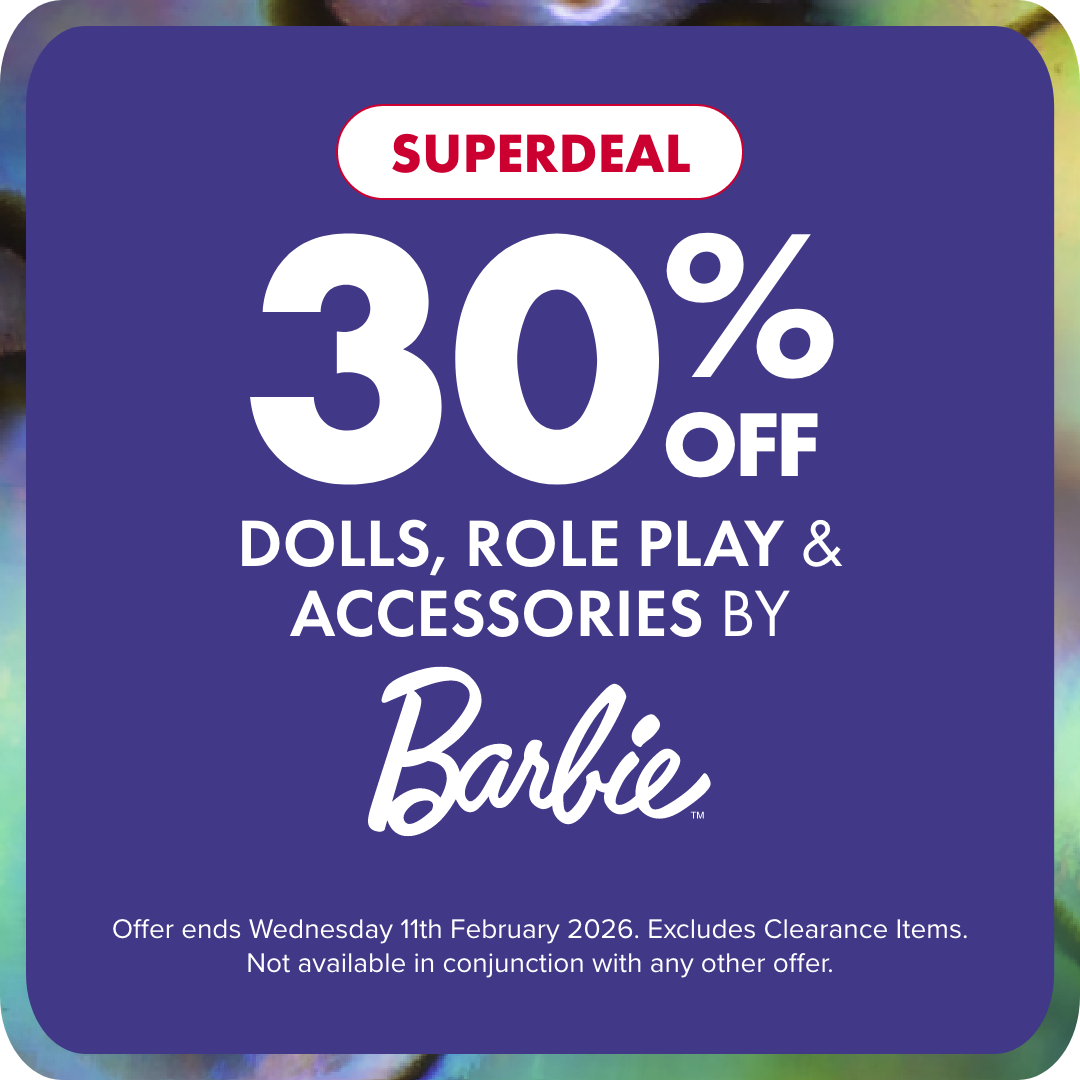 SUPERDEAL 30% OFF Barbie