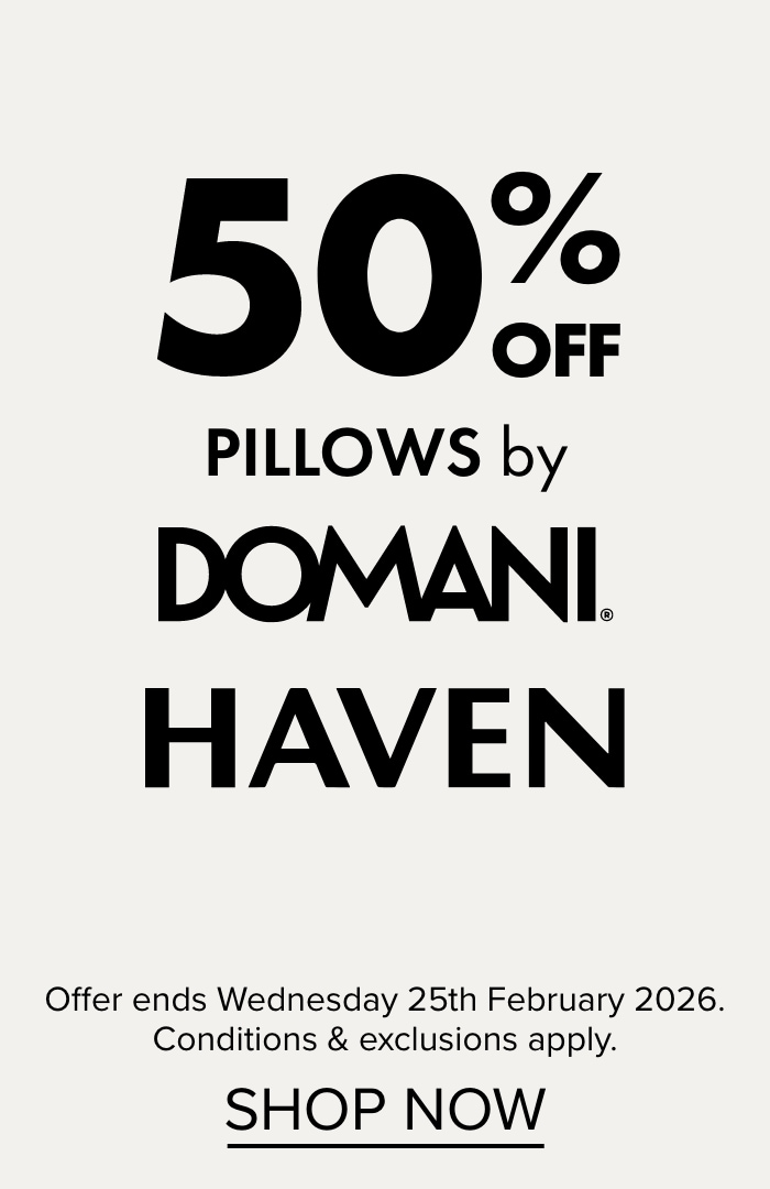50% OFF Pillows by Domani & Haven