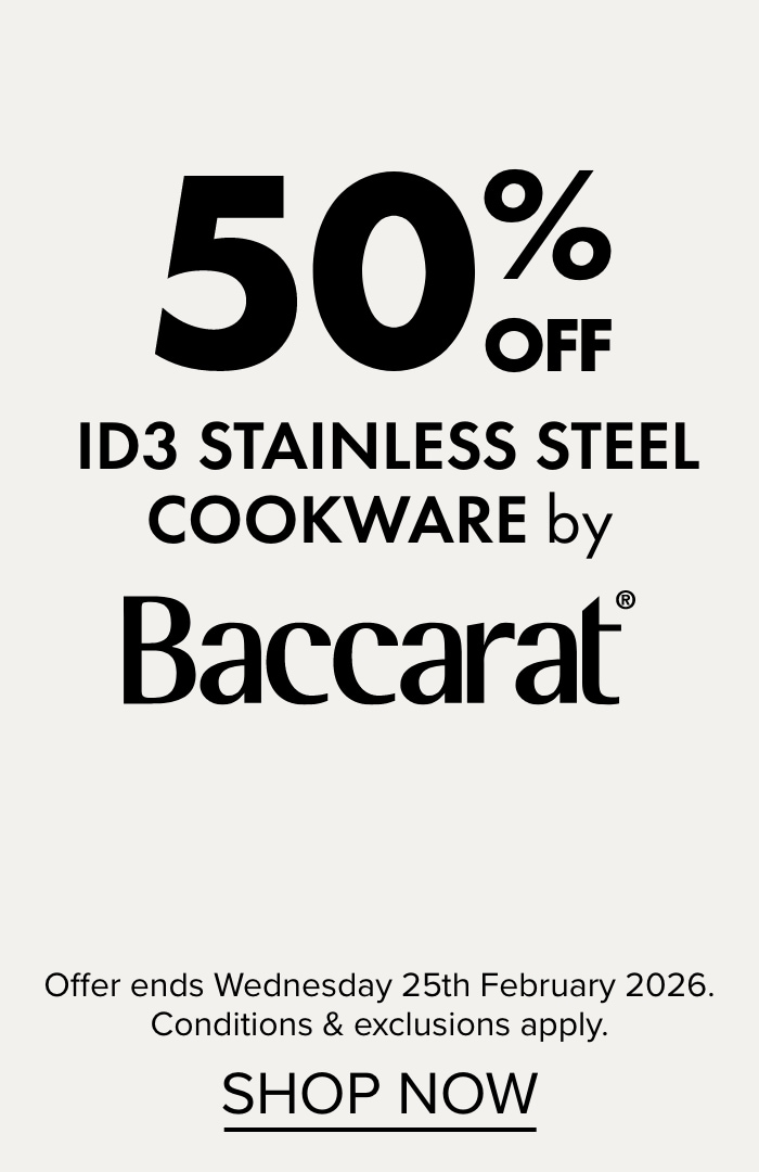 50% OFF ID3 Stainless Steel Cookware by Baccarat