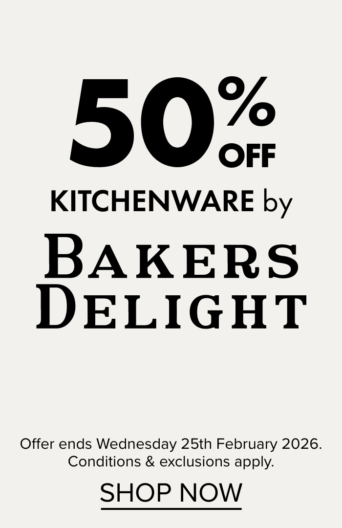 50% OFF Kitchenware by Bakers Delight