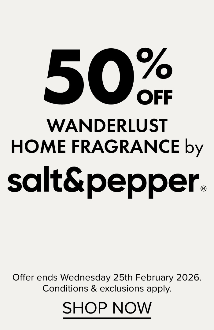 50% OFF Wanderlust Home Fragrance by Salt&Pepper
