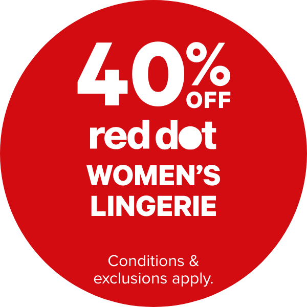 40% OFF Red Dot Women’s Lingerie