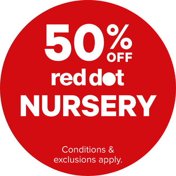50% OFF Red Dot Nursery