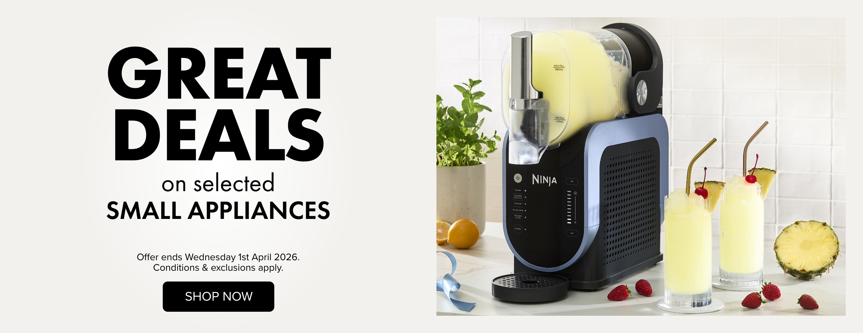 GREAT DEALS on Selected Small Appliances
