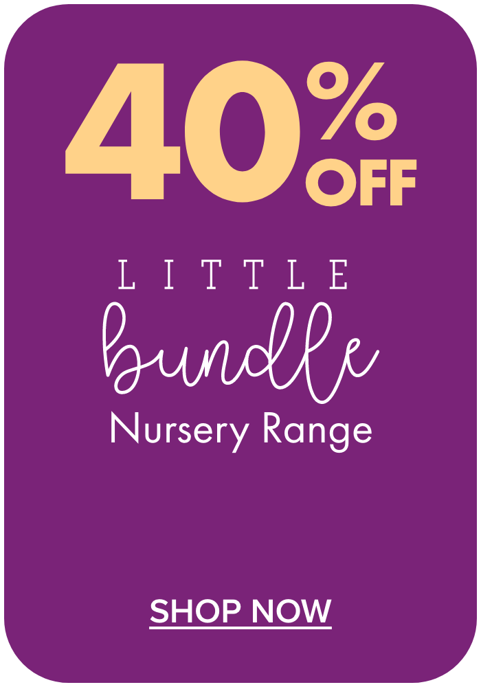 40% off Little Bundle Nursery Range