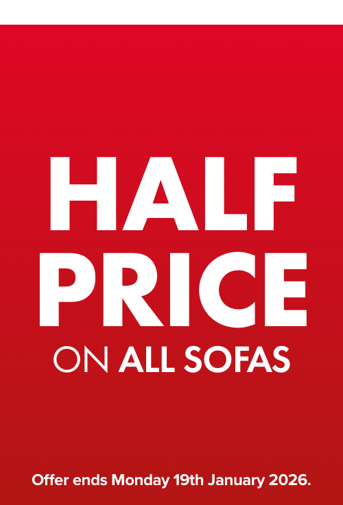 ALL SOFAS HALF PRICE