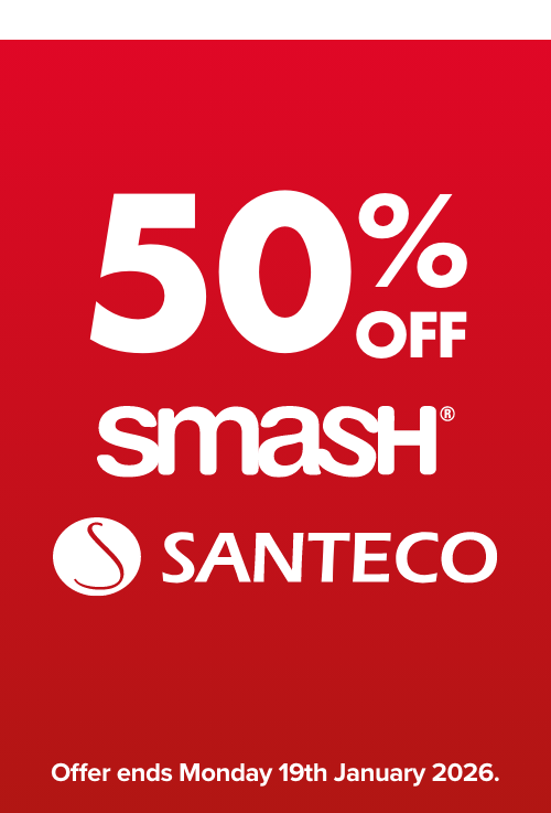 50% OFF Smash & Santeco
