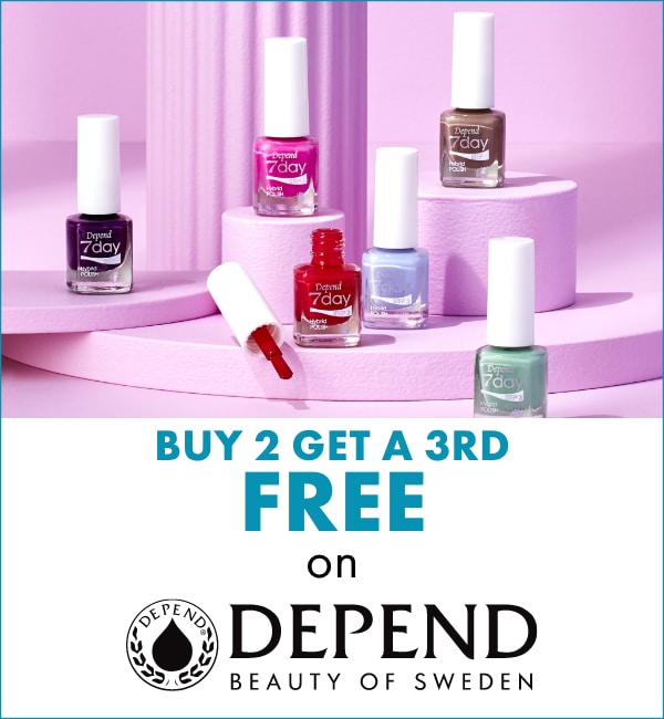 BUY 2 GET A 3RD FREE on Depend Cosmetics