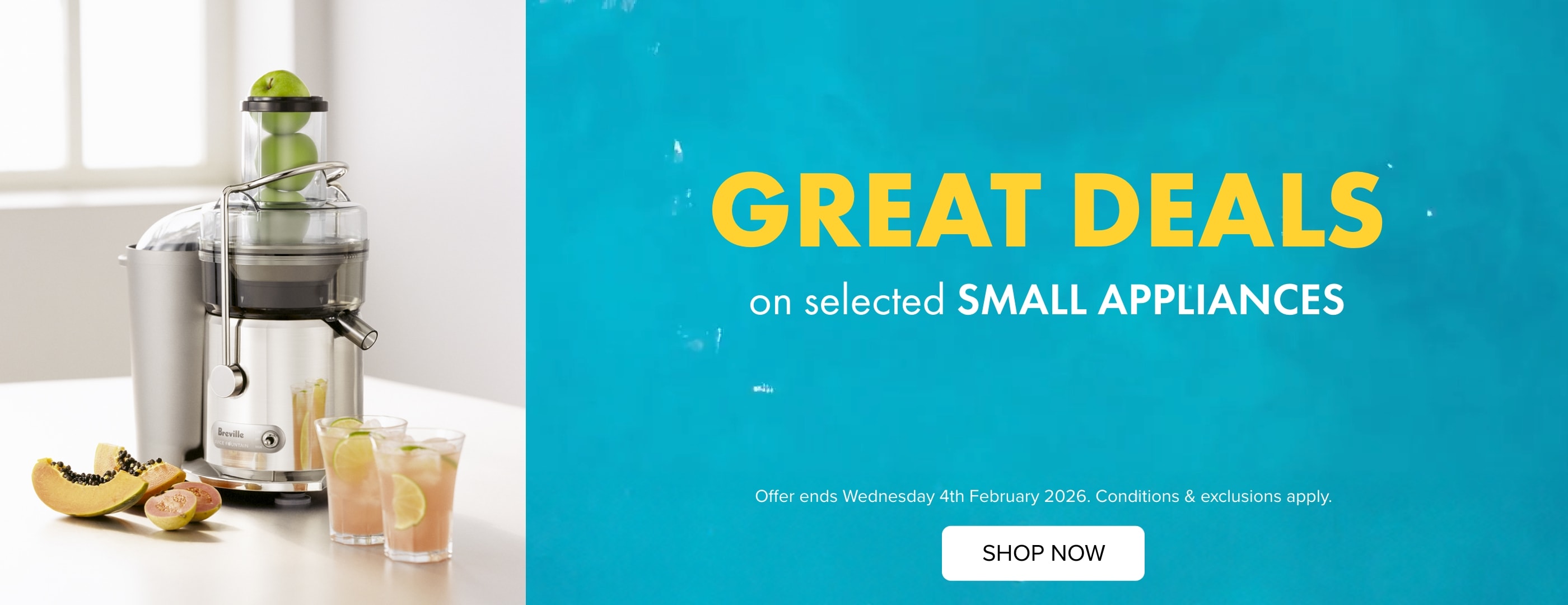 GREAT DEALS on Selected Small Appliances