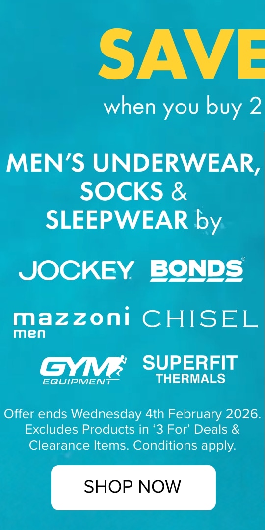 Save 30% Mens Underwear