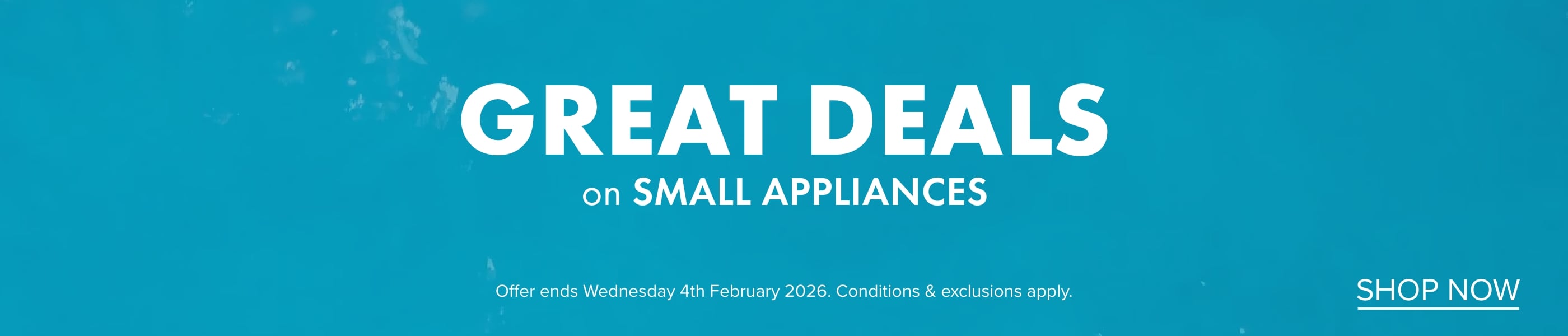 GREAT DEALS on Selected Small Appliances