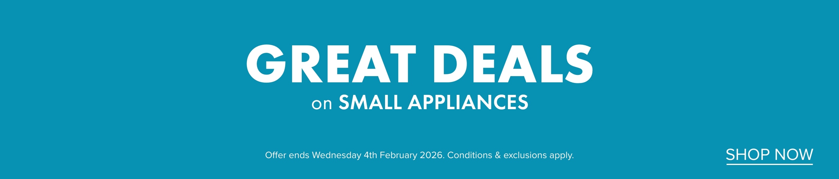GREAT DEALS on Selected Small Appliances
