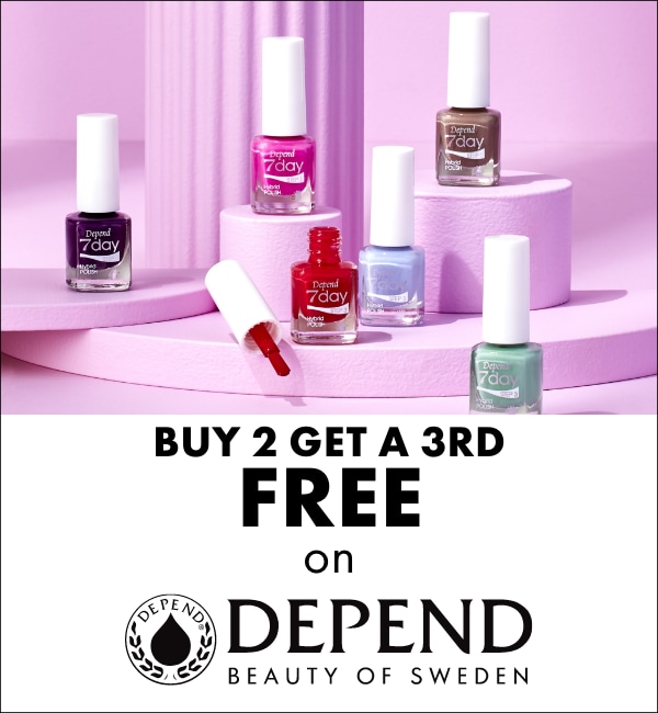 BUY 2 GET A 3RD FREE on Depend Cosmetics