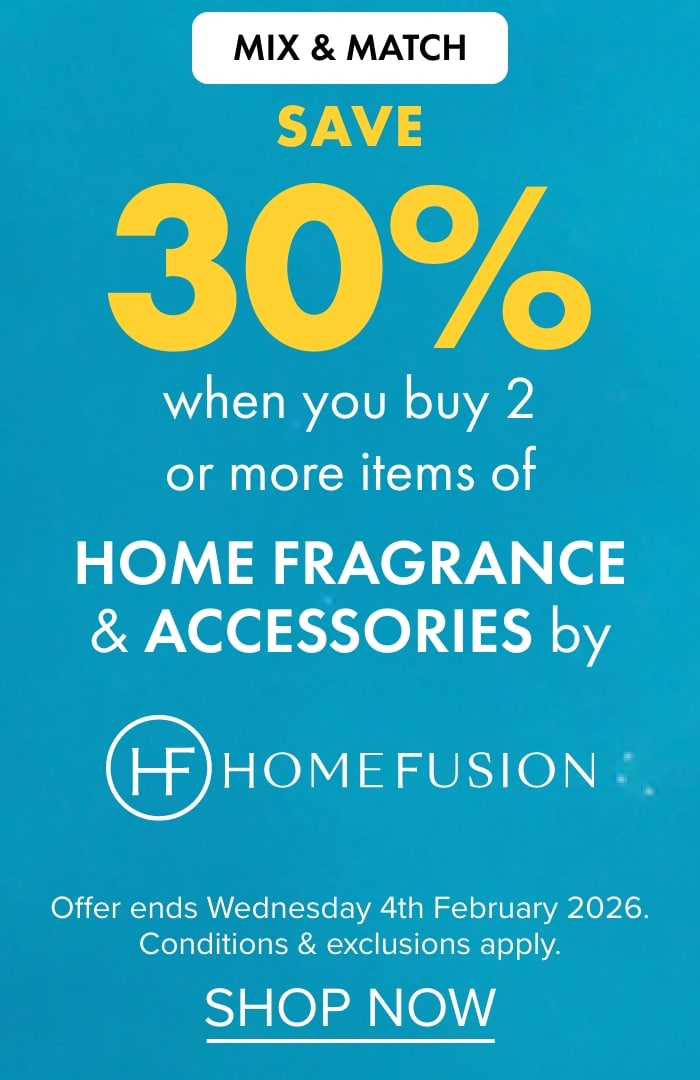 MIX & MATCH SAVE 30% when you buy 2 or more items of Home Fragrance & Accessories by Home Fusion