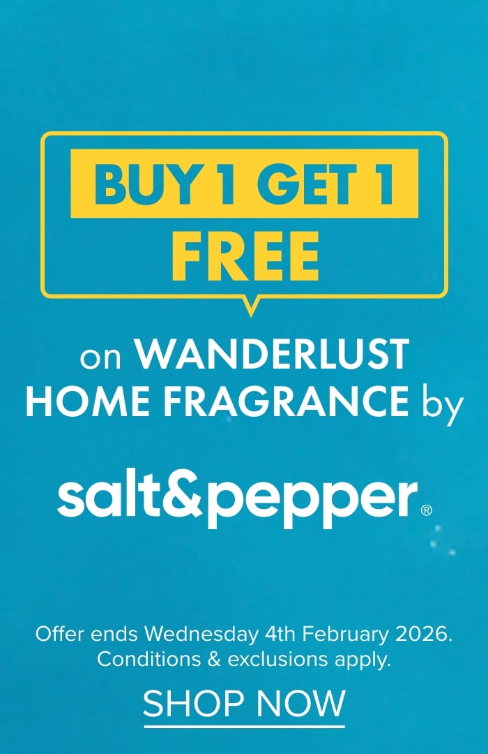 BUY 1 GET 1 FREE on Wanderlust Home Fragrance by Salt&Pepper