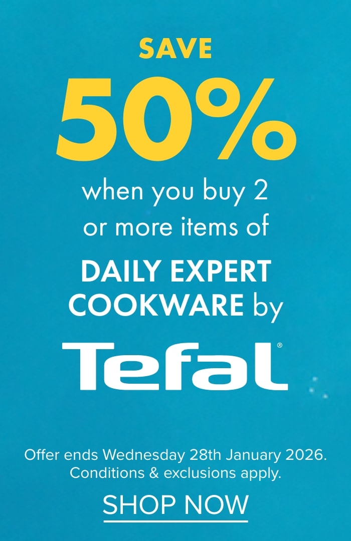SAVE 50% when you buy 2 or more items of Daily Expert Cookware by Tefal
