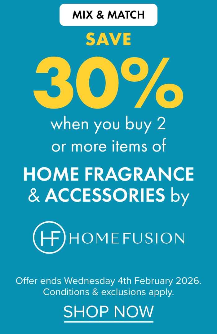 MIX & MATCH SAVE 30% when you buy 2 or more items of Home Fragrance & Accessories by Home Fusion