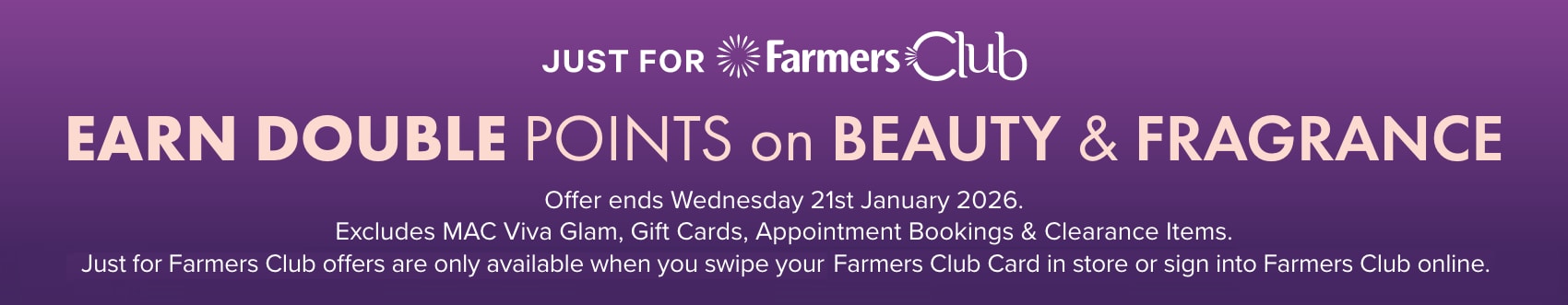 DOUBLE POINTS on Beauty & Fragarance