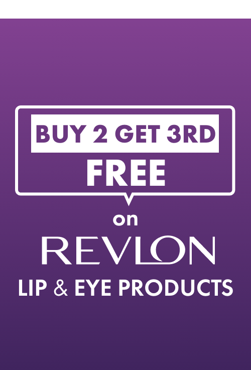 3 FOR 2 on Revlon Eye & Lip products