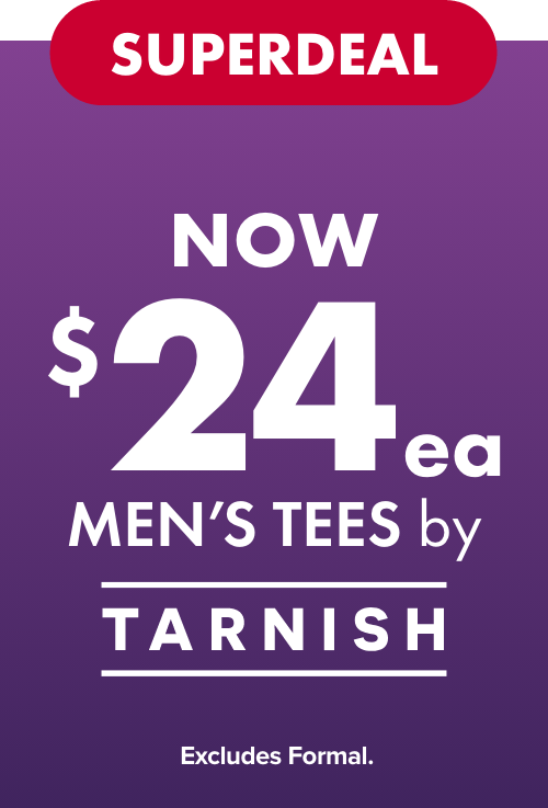 Now $24ea Men's Tees by Tarnish
