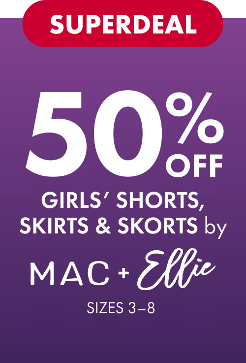 50% OFF Girls' Shorts, Skirts & Skorts by Mac & Ellie