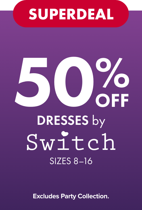 50% OFF Dresses by Switch