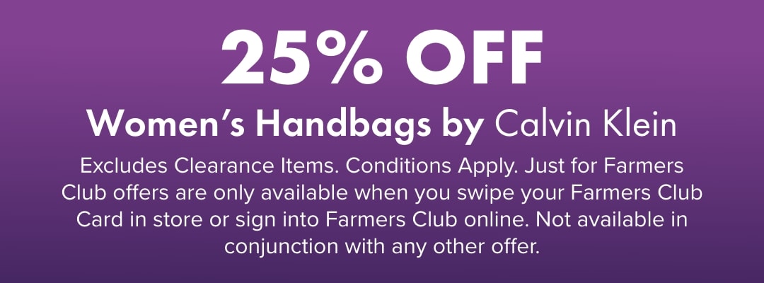 25% OFF Women's Handbags by Calvin Klein